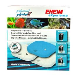 set de esponjas filtrantes para eXperience 350 (2426) 1 esponja filtrante azul, 2 almohadillas filtranes blancas